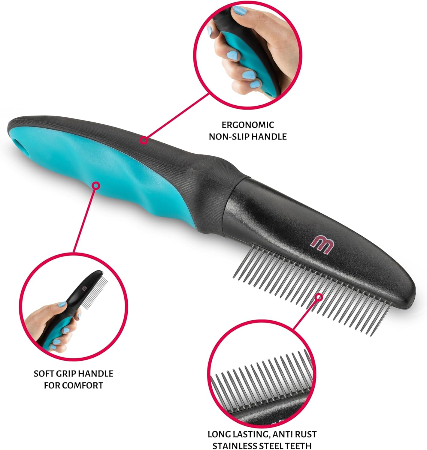 Mikki Comb For Cats Medium Coats