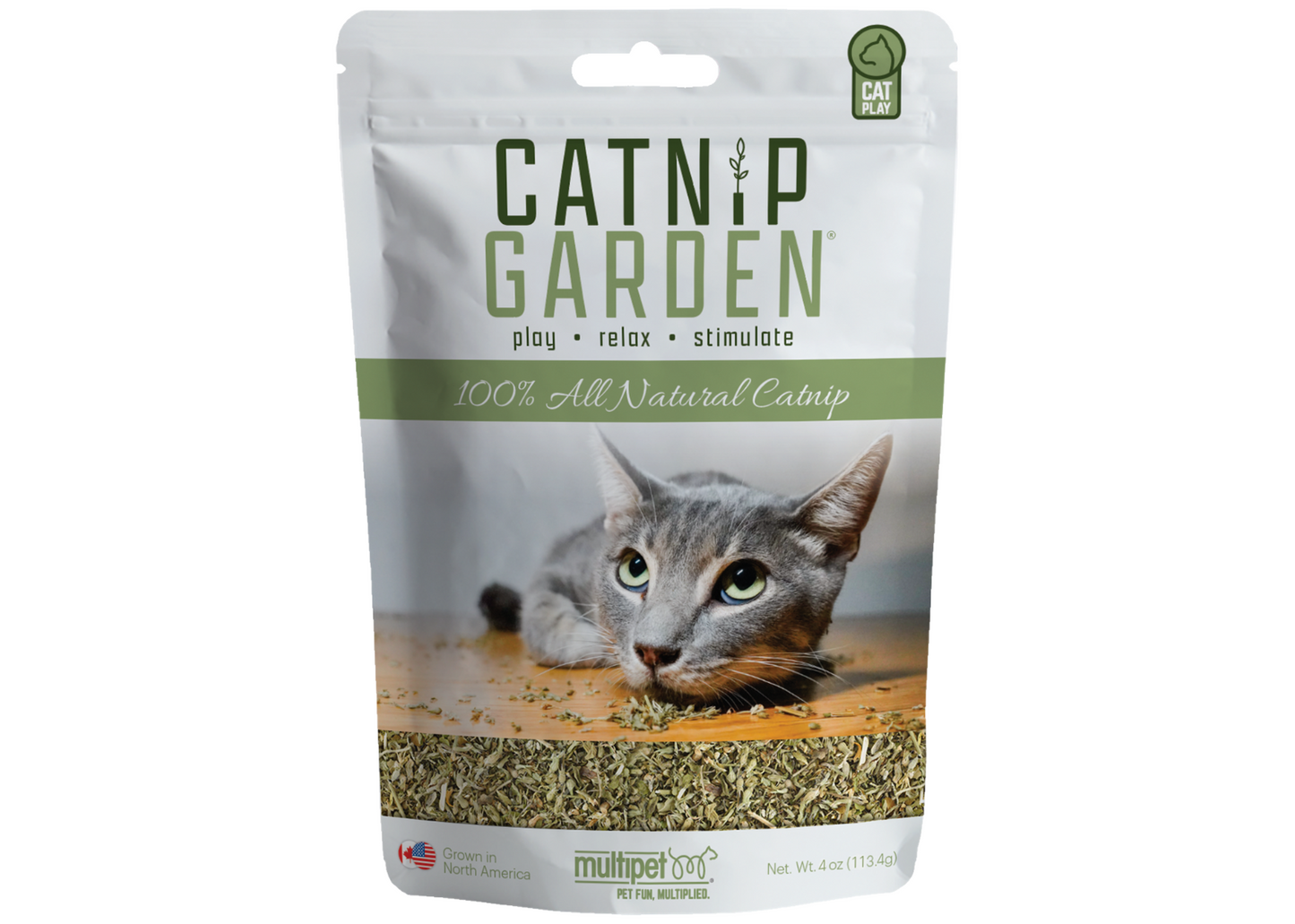 Multipet Catnip Garden Leaves 113g Bag
