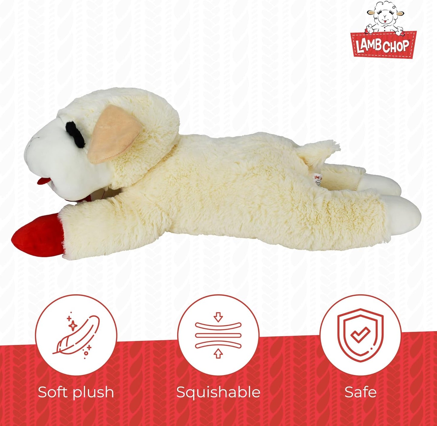 Happypet Lamb Chop Soft Dog Toy X Large