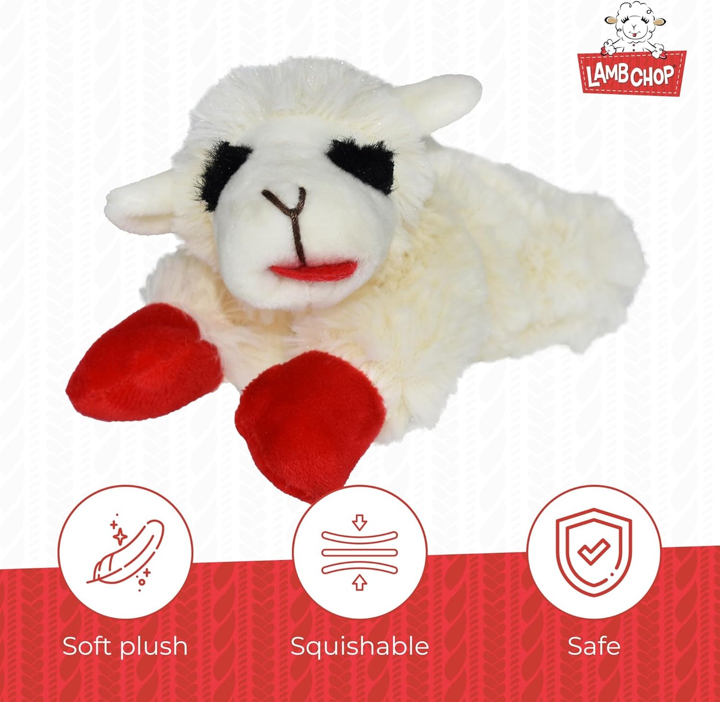 Happypet Lamb Chop Soft Dog Toy Small