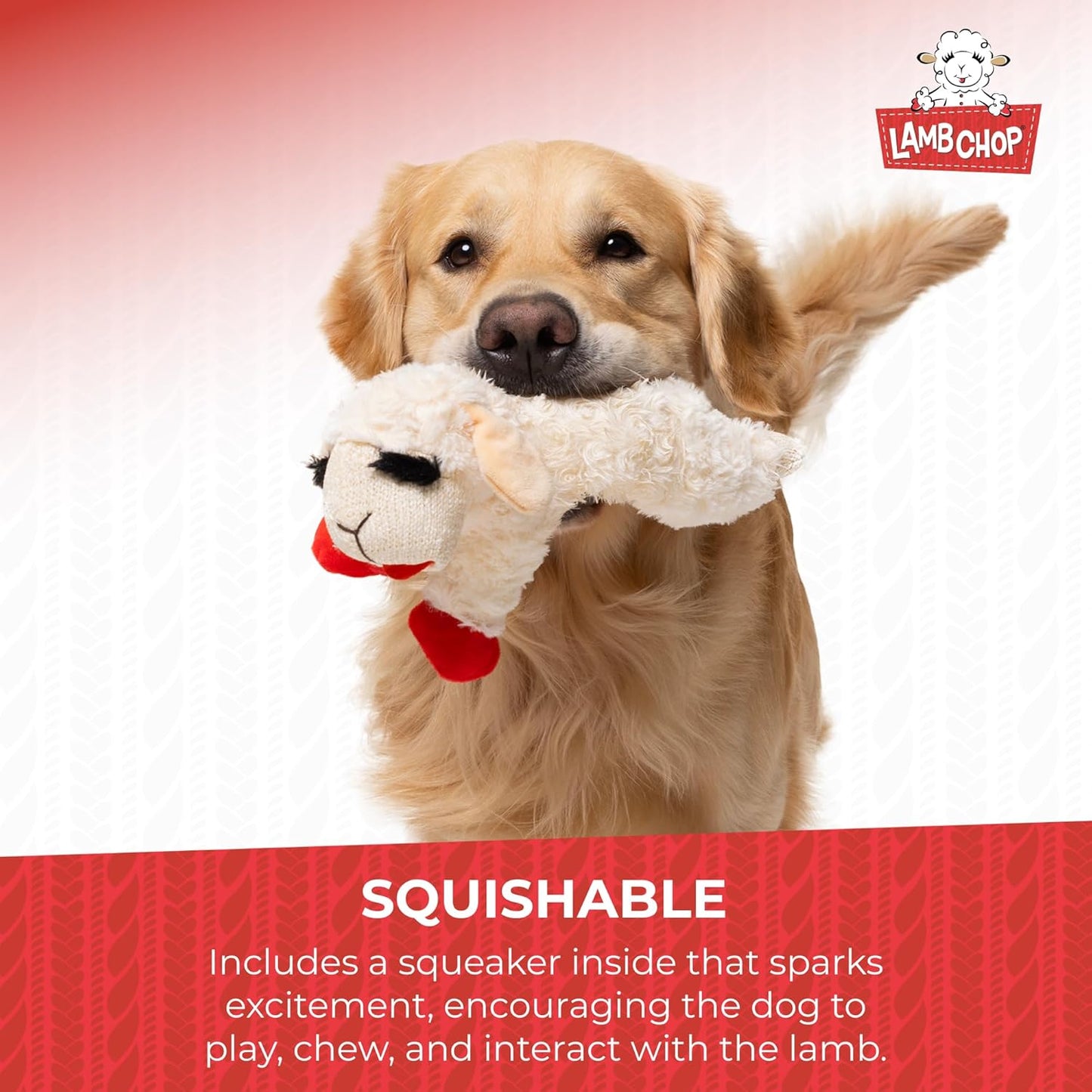 Happypet Lamb Chop Soft Dog Toy Medium