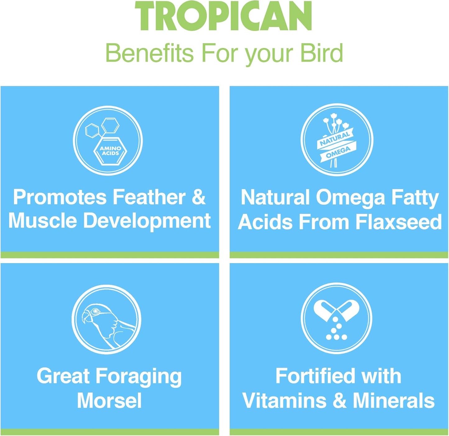 Hari Tropican High Performance Formula Sticks 1.5kg Parrot Food