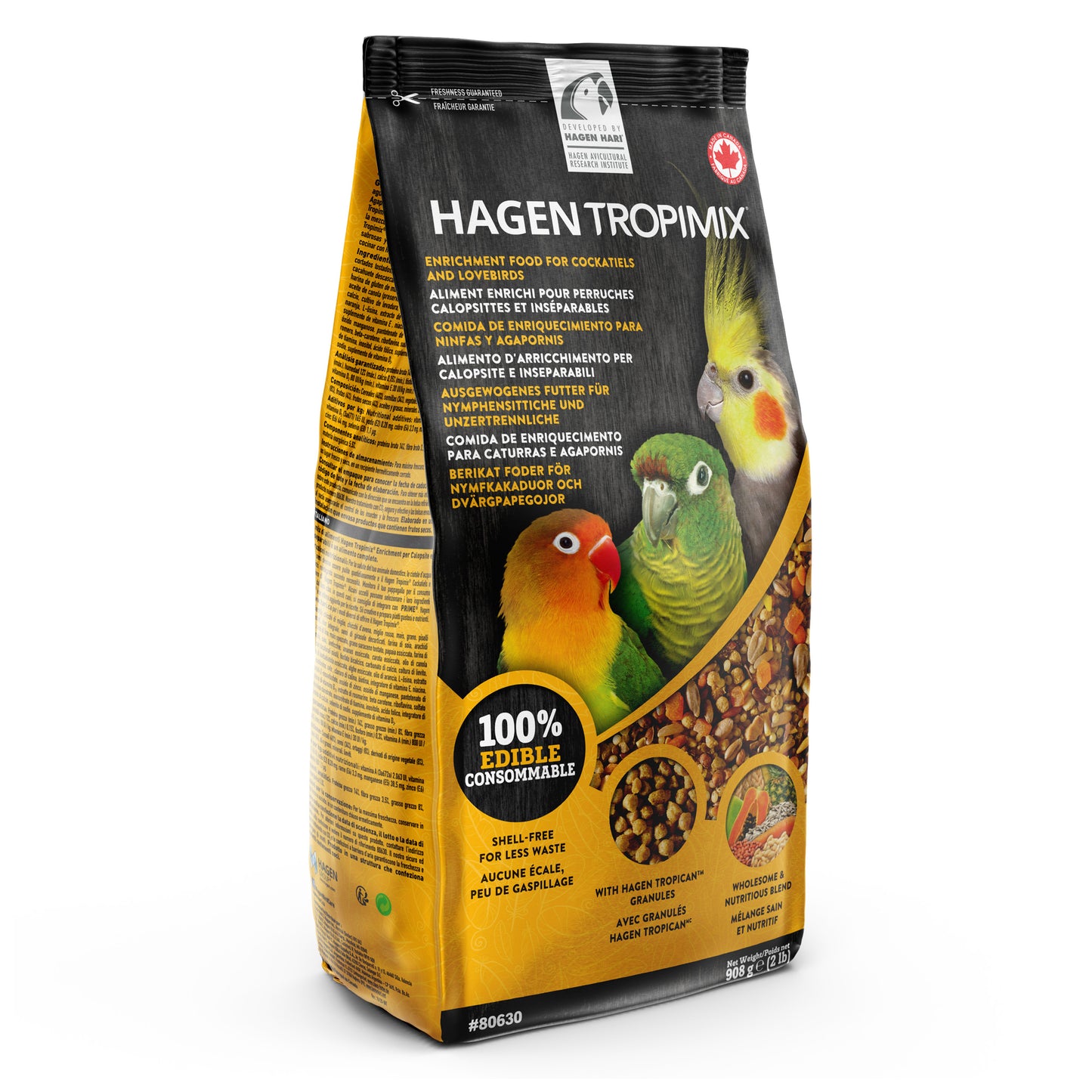 Hari Tropimix Cockatiel & Lovebird Food With Granules 908g - 2lb