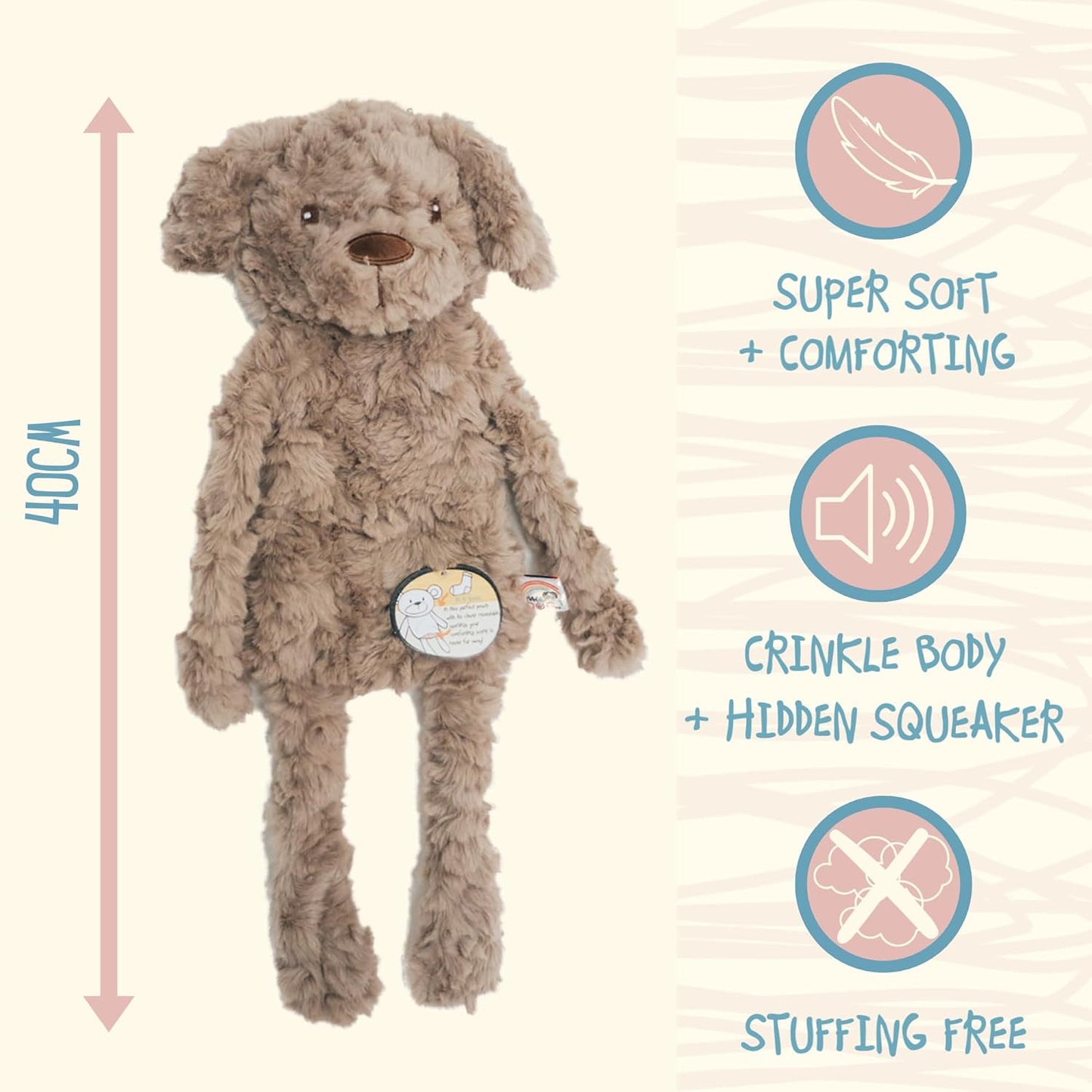 My Dog Puppy Crinkle Toy