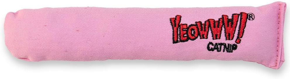 Yeowww! Catnip It's A Girl Pink Cigar Cat Toy
