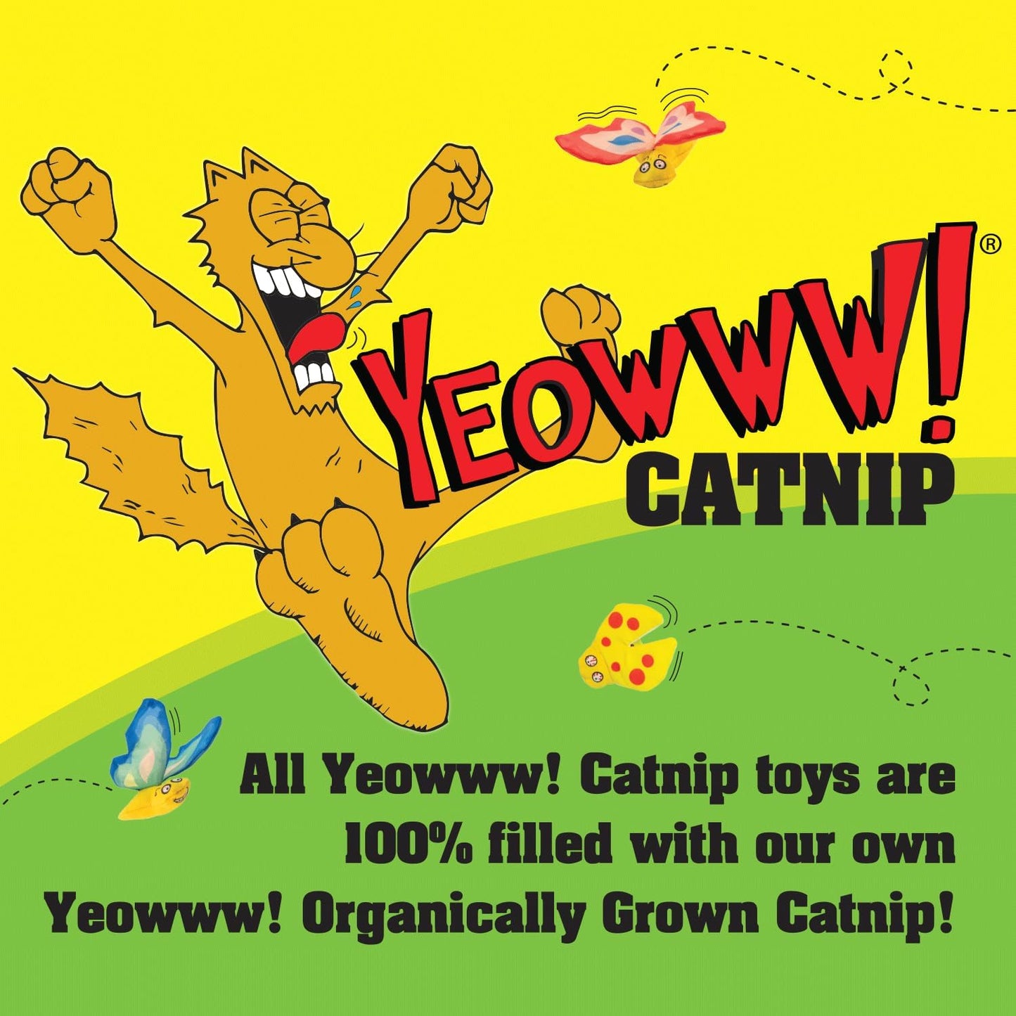Yeowww! Catnip Lemon Cat Toy