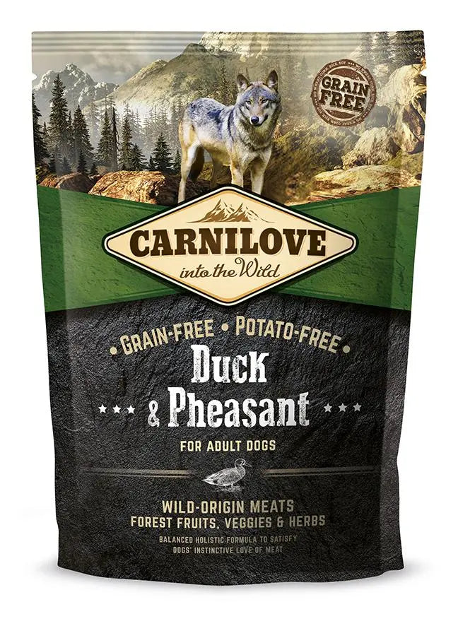 Carnilove Duck & Pheasant Adult Dog Food 1.5kg