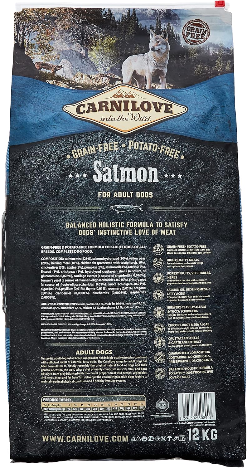 Carnilove Salmon Adult Adult Dog Food 12kg
