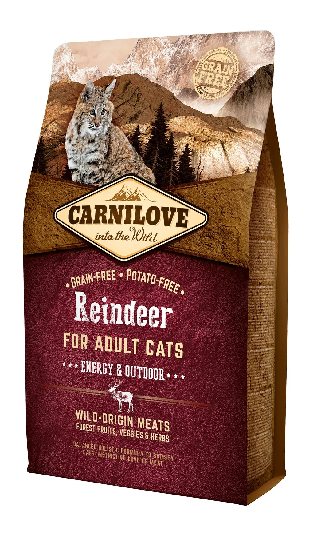Carnilove Reindeer Adult Cat Food 2kg