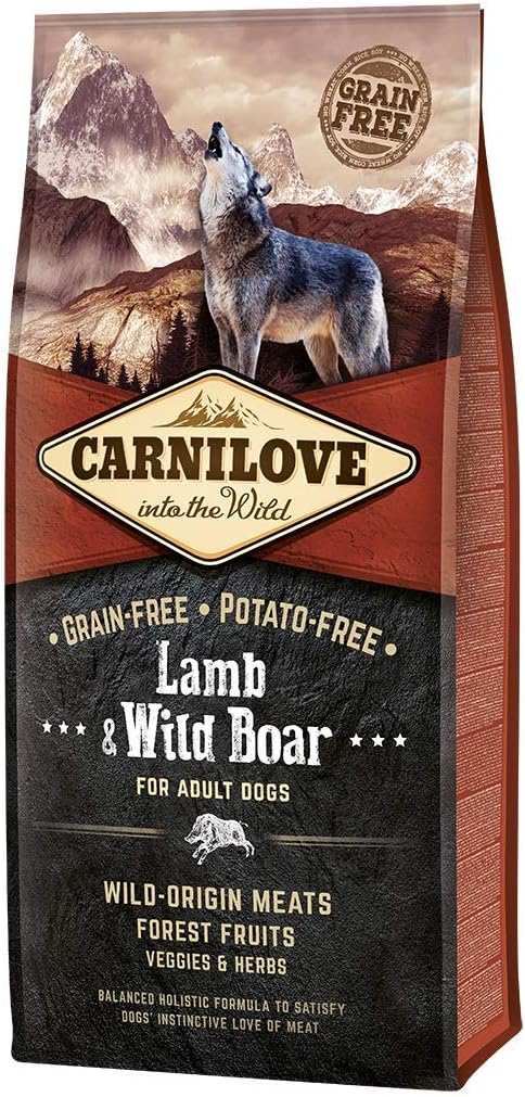 Carnilove Lamb & Wild Boar Adult Dog Food 12kg