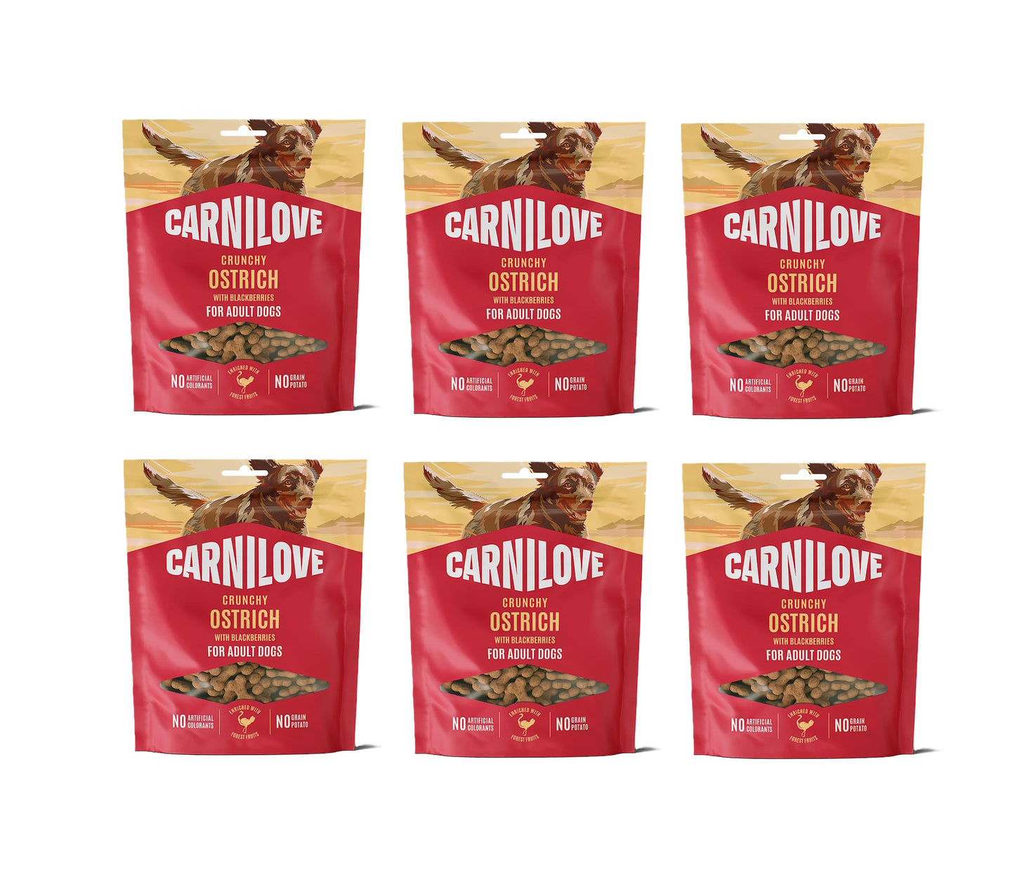 Carnilove Ostrich With Blackberries Gf Treats 200g
