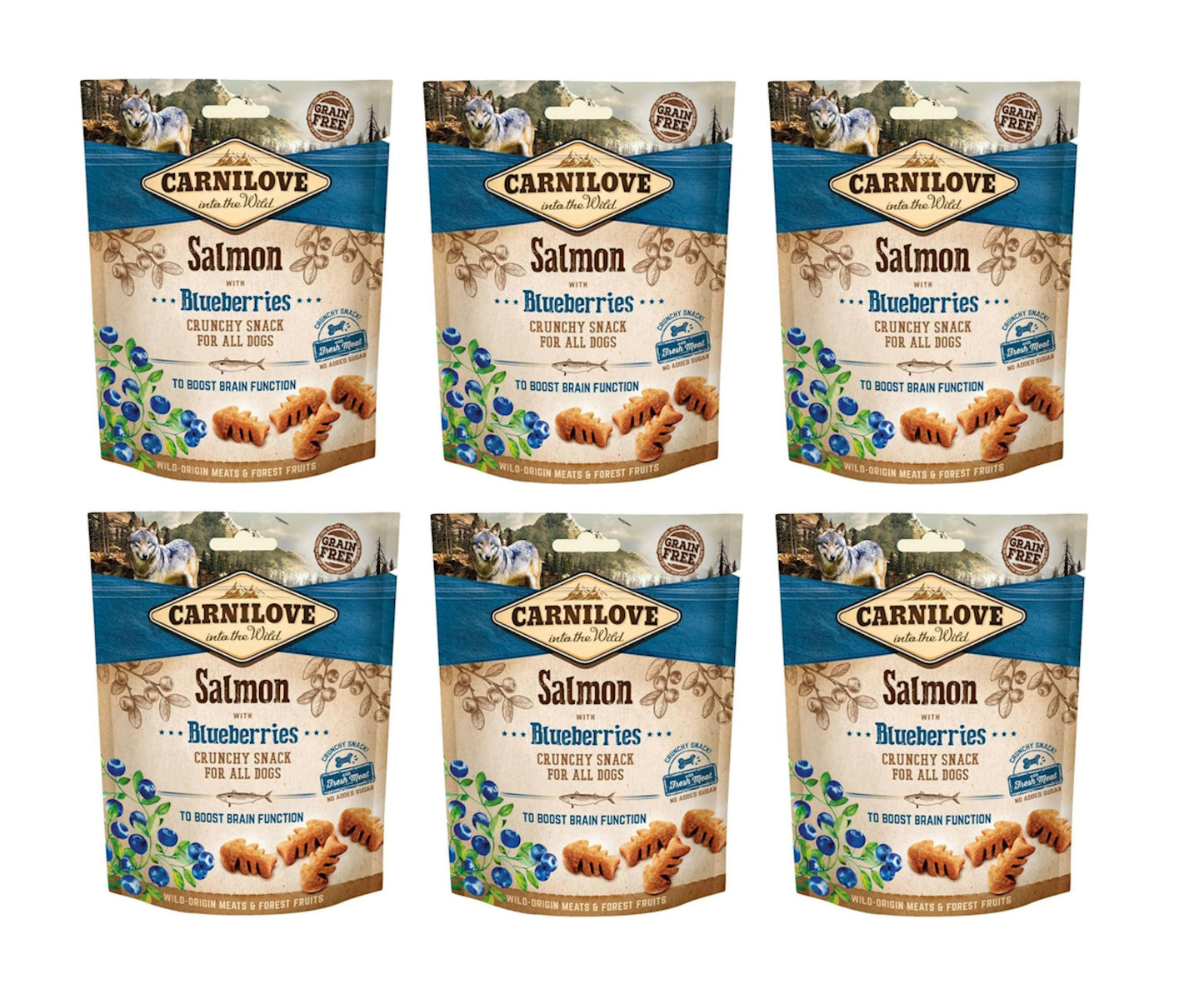 Carnilove Dog Treats Salmon With Blueberries 200g