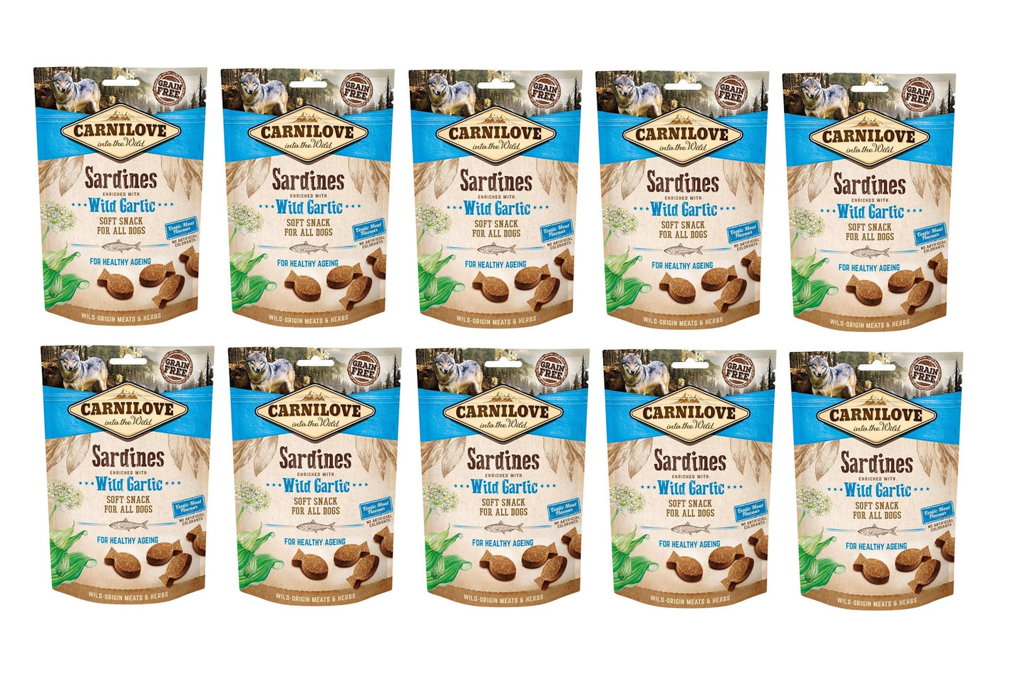 Carnilove Dog Treats Sardines Enriched With Wild Garlic 200g