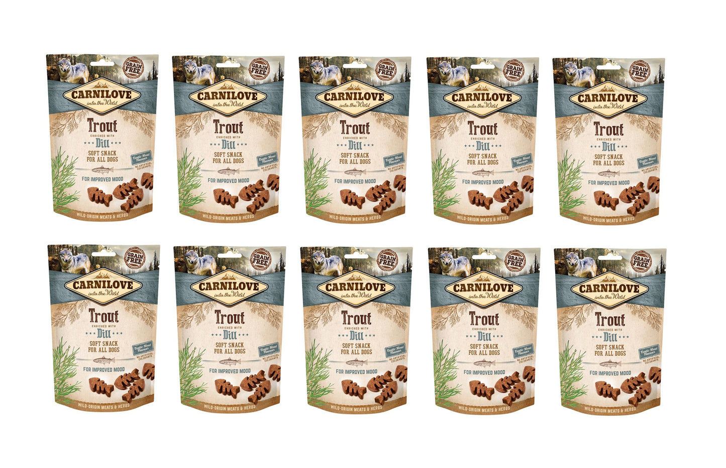 Carnilove Trout With Dill Gf Treats 200g