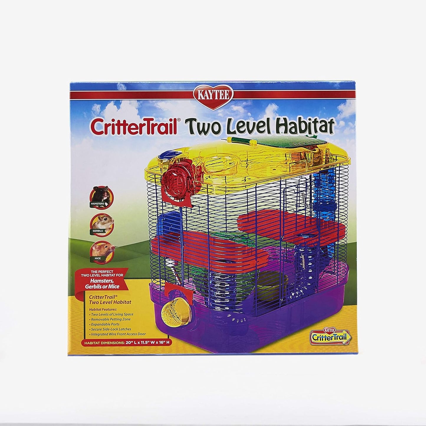 Kaytee Critter Trail Two Level Habitat - Hamster, Gerbil , Mice