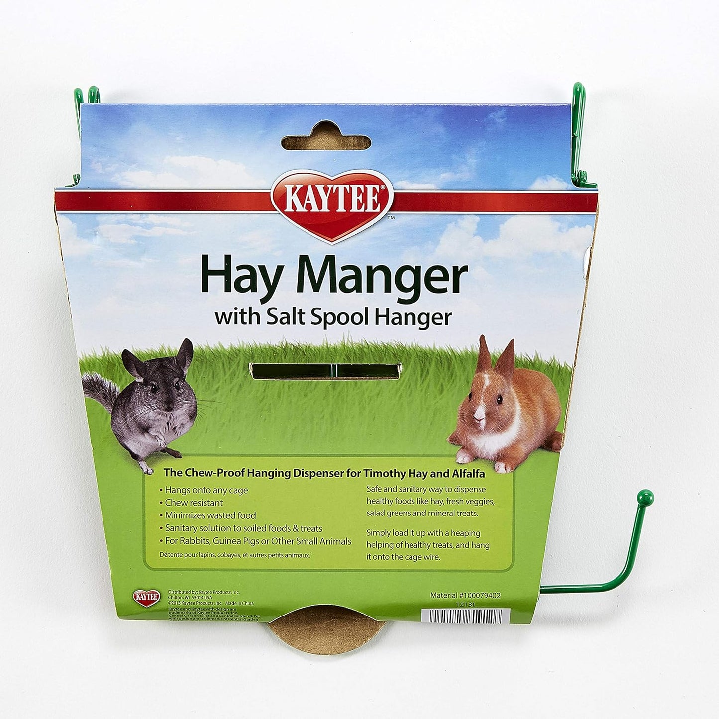 Kaytee Hay Manger With Salt Hanger
