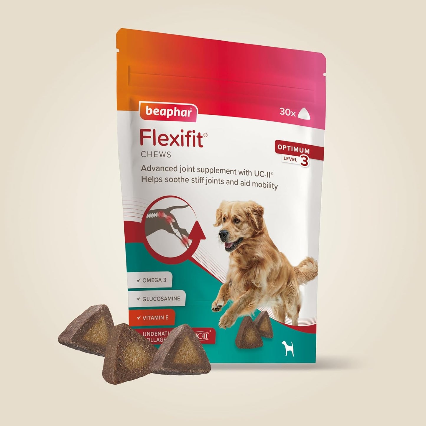 Beaphar Flexifit Dog Chews Optimum Level 3 175g