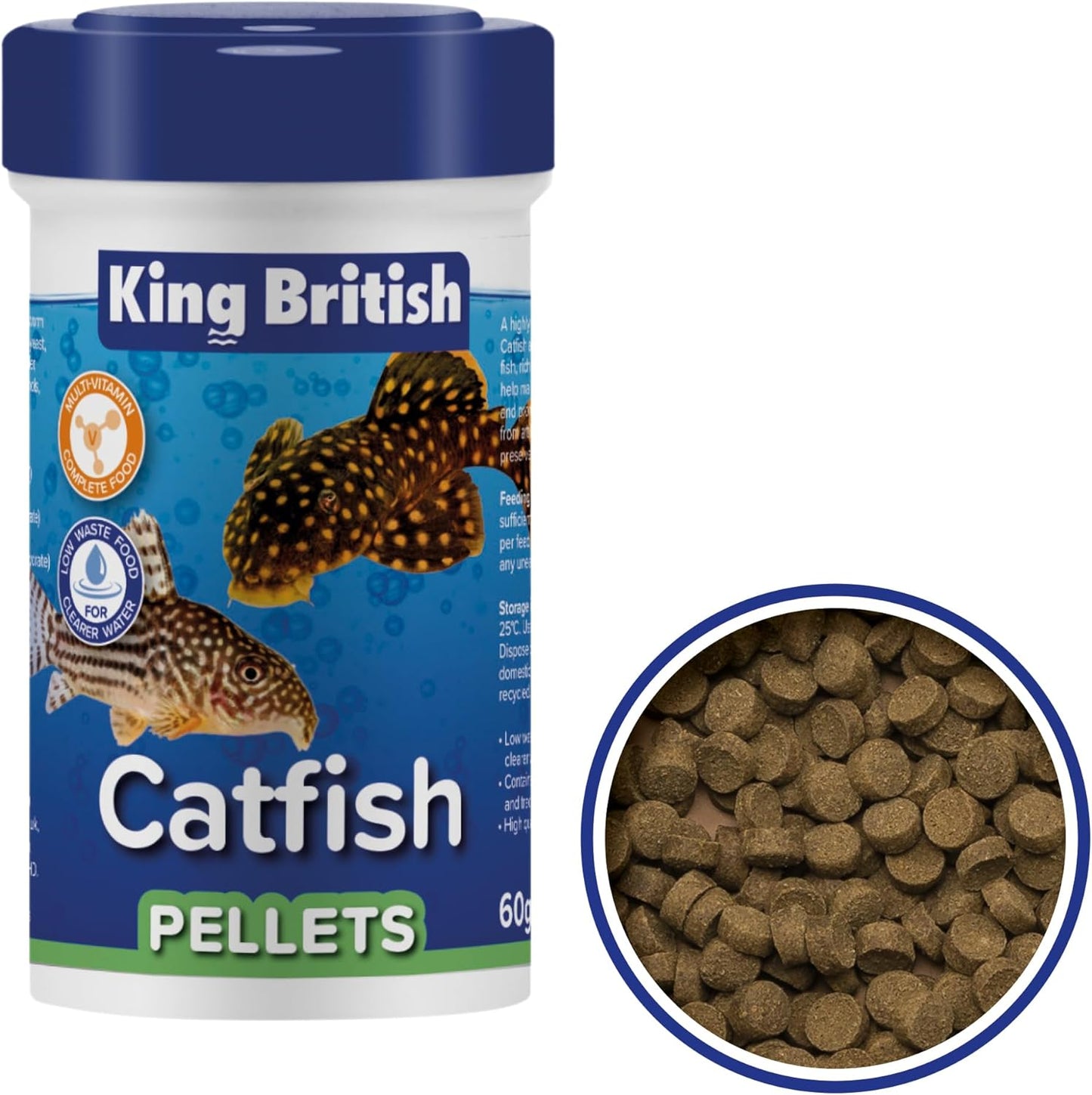 King British Catfish Pellets 60g