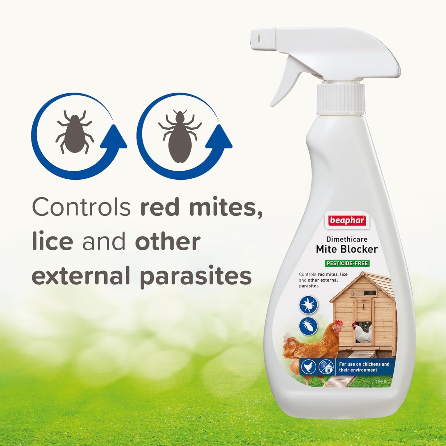 Beaphar Dimethicare Mite Blocker Pesticide Free 500ml