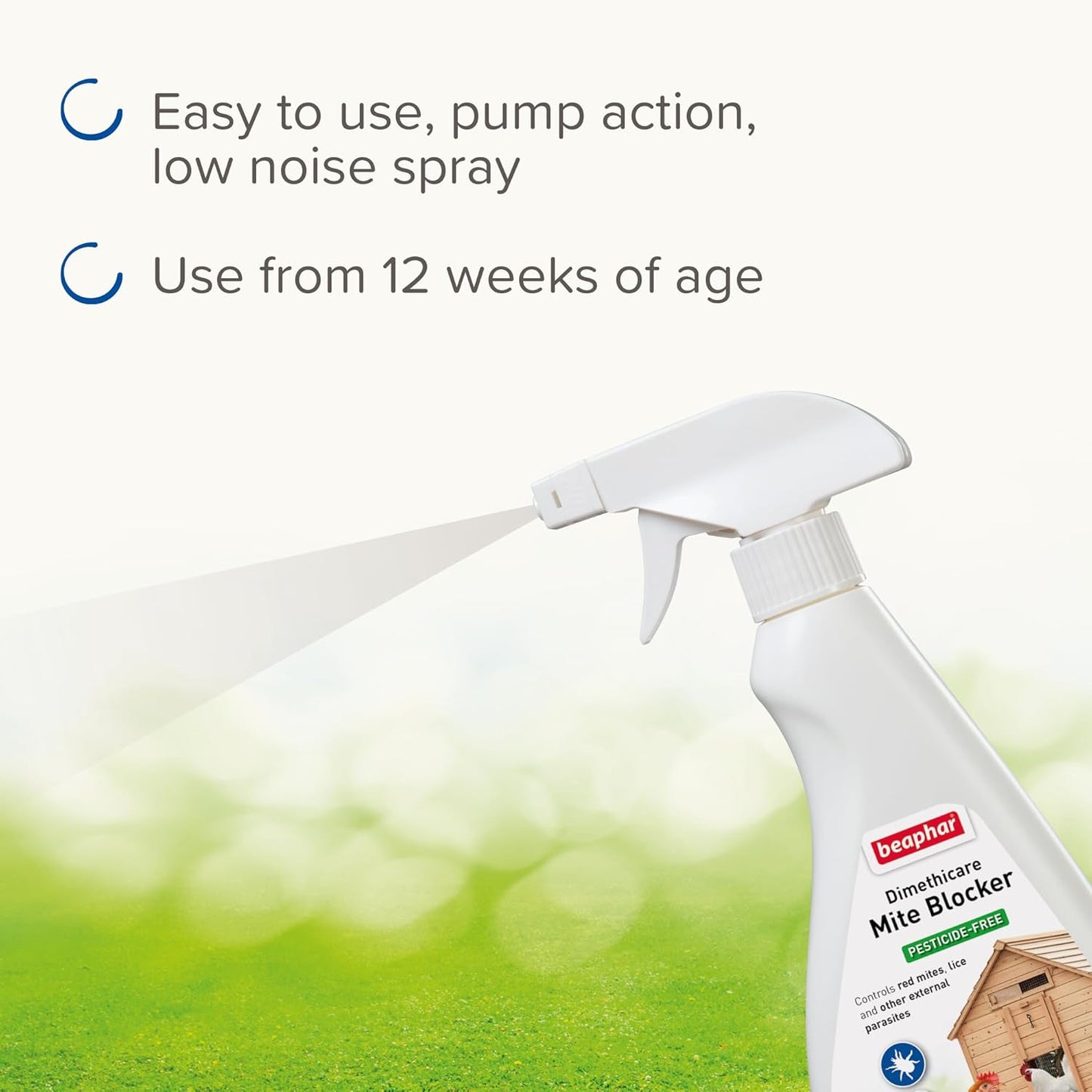 Beaphar Dimethicare Mite Blocker Pesticide Free 500ml