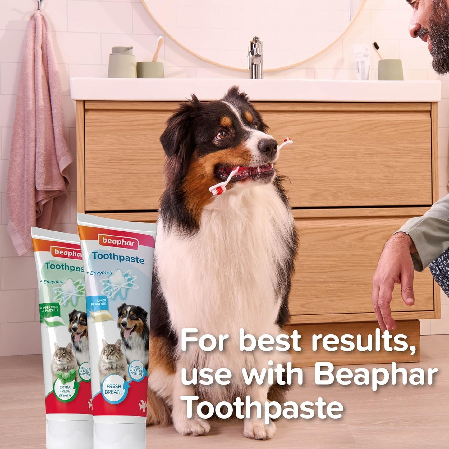Beaphar Bamboo Toothbrush Beeswax Coated