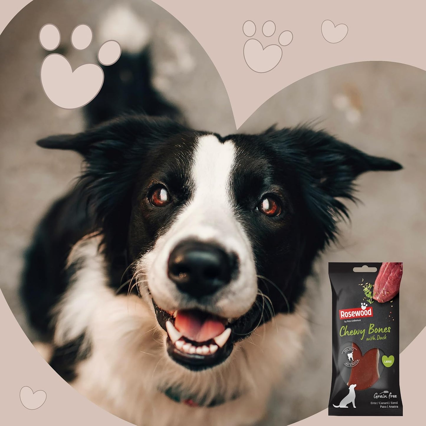 Rosewood Chewy Bone With Duck Large Single 90g