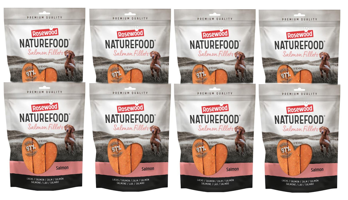 Rosewood Naturefood Salmon Fillets 1Kg - Bulk Bag 97% Salmon Grain Free