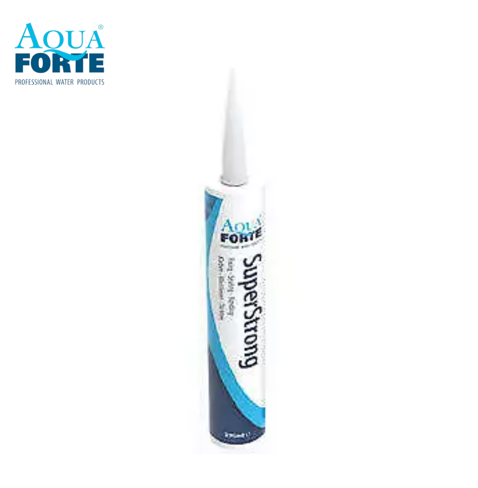 Aquaforte Superstrong Solvent Kit Clear 290ml – UV-Resistant, Waterproof Sealant for Aquatic Environments