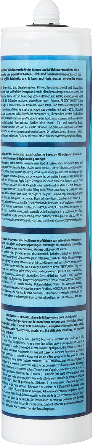 AquaForte Repair Kit – Black | For Pond Liner Installation & Repairs, 290ml