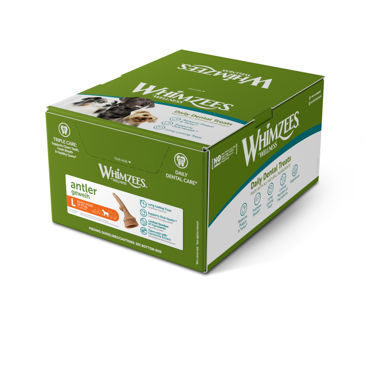Whimzees Anter Large Bulk Box Of 22