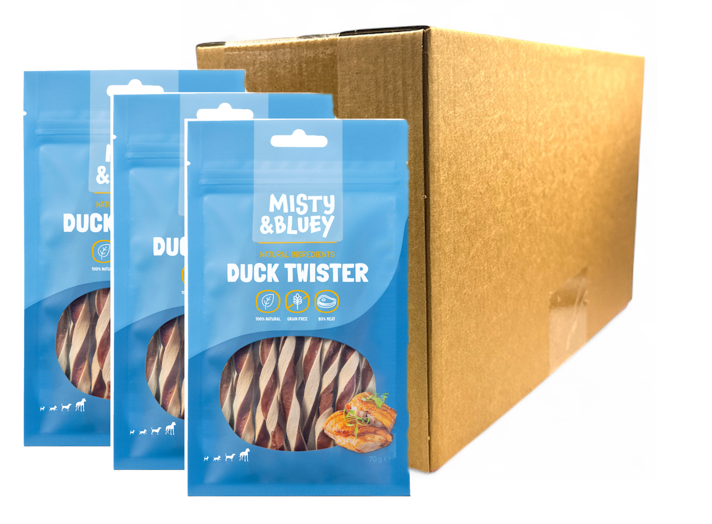 Misty & Bluey Duck Twister 70g