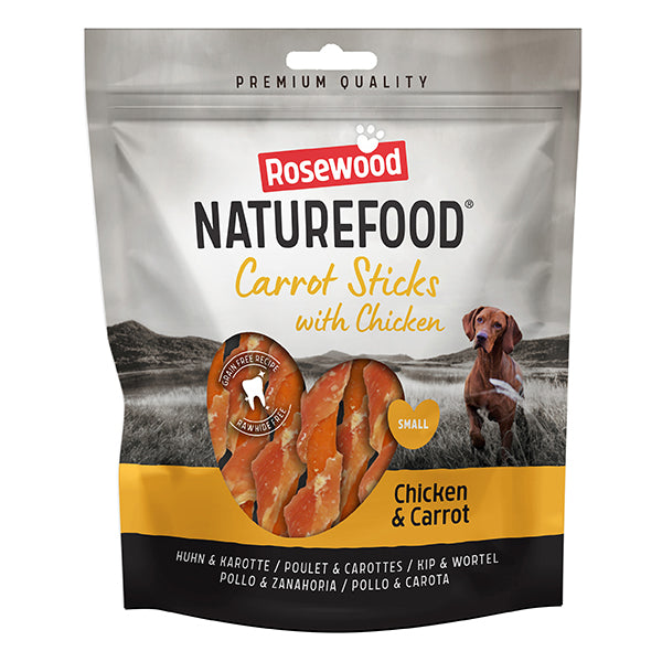 Rosewood Naturefood Carrot Sticks With Chicken 320g
