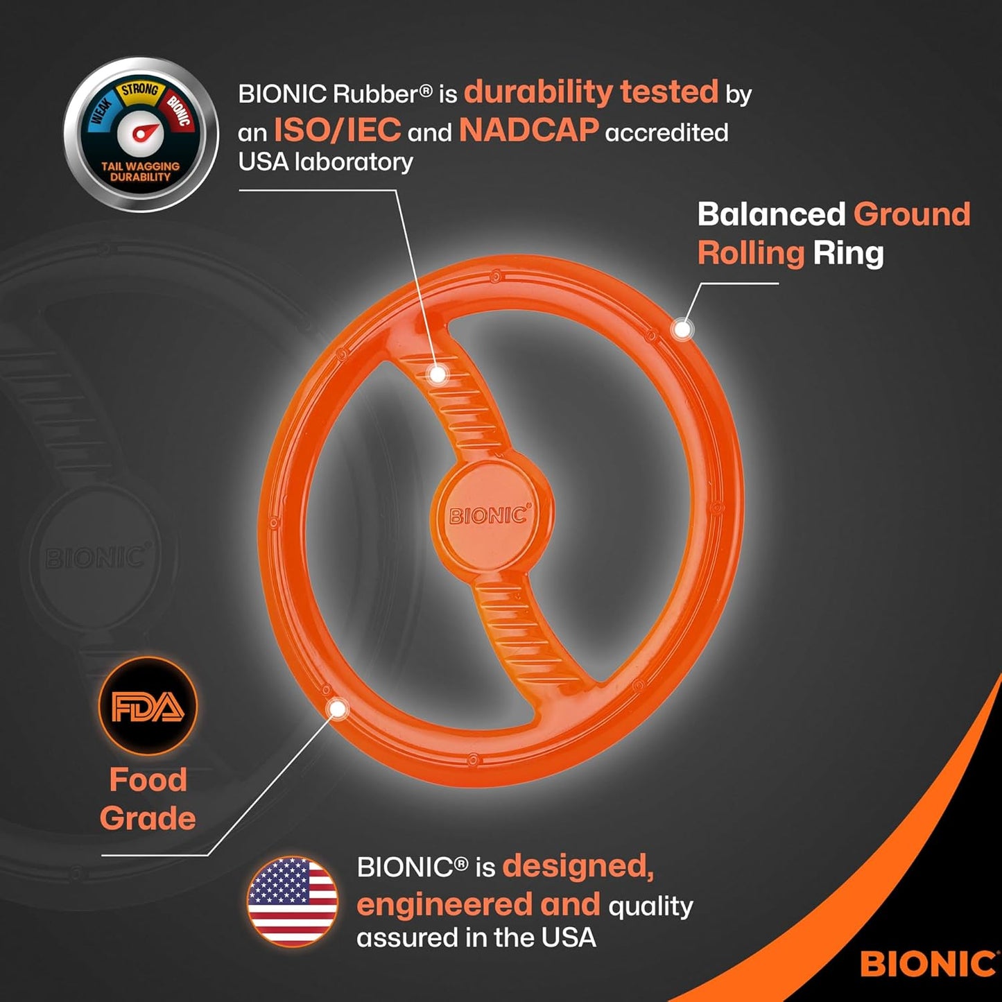 Bionic Toss-N-Tugg Ring 22.7cm