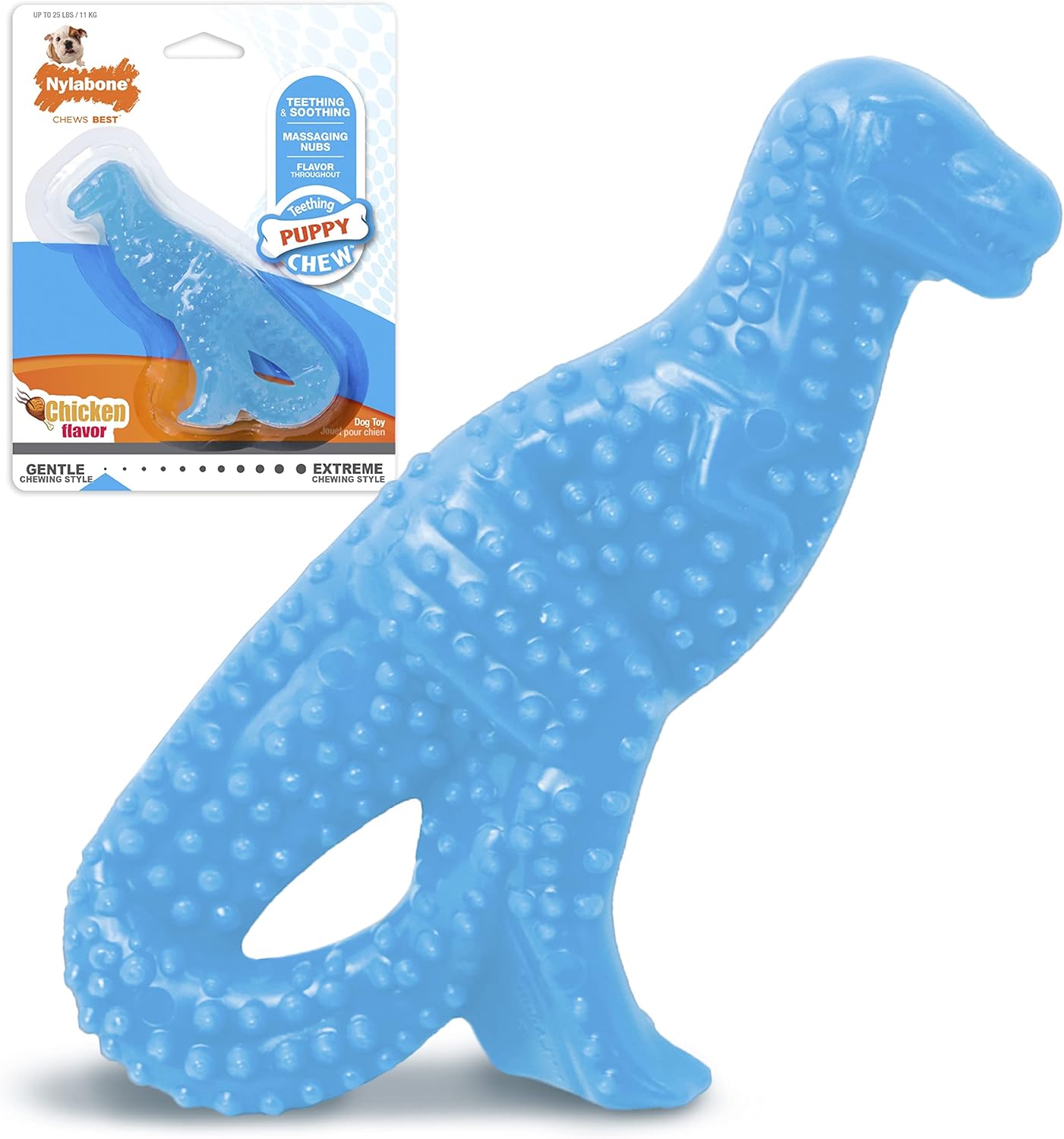 Nylabone Puppy Dino Chicken Small
