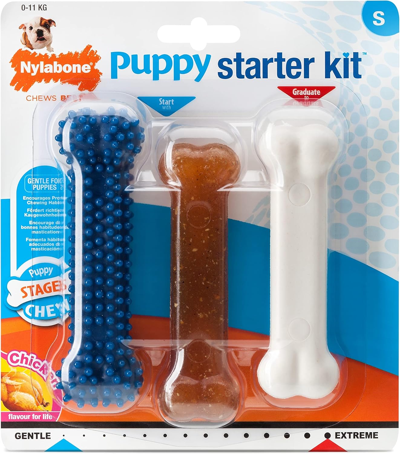 Nylabone Puppy Starter Kit 3 pcs
