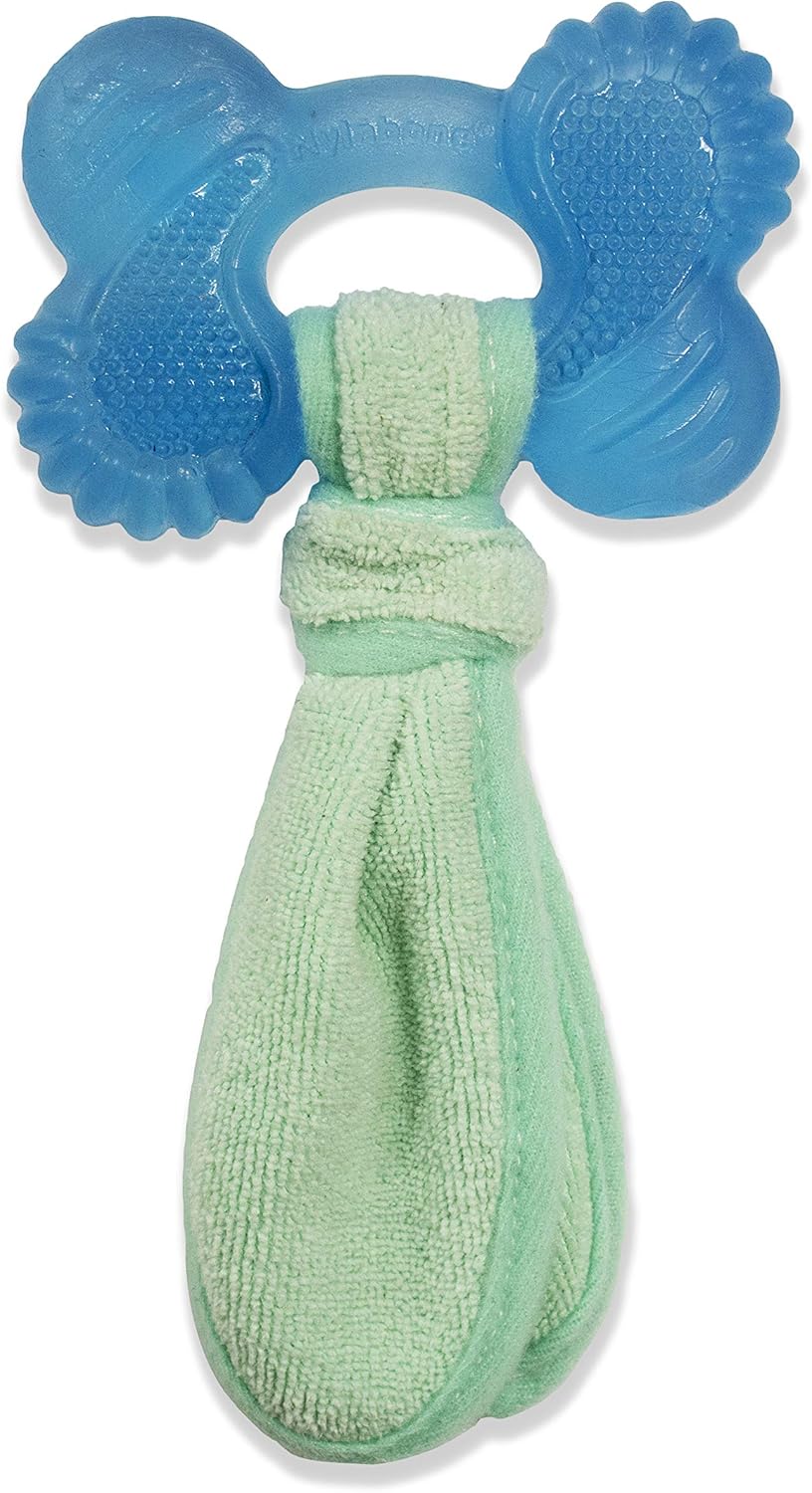 Nylabone Puppy Freezer Bone With Wash Cloth