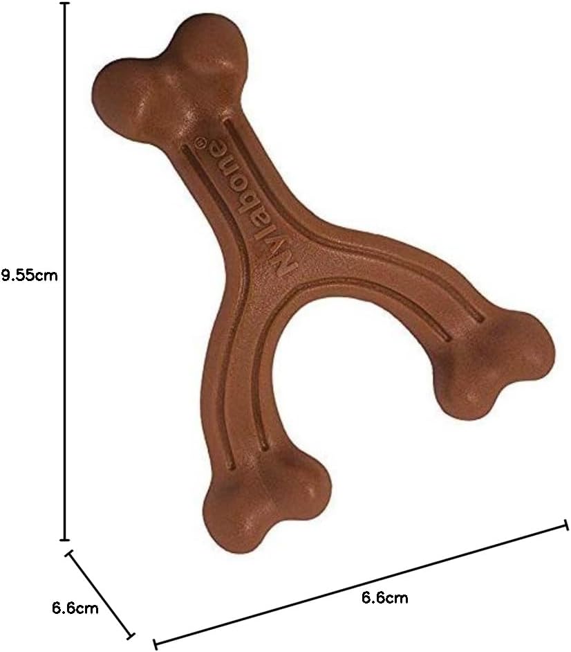 Nylabone Wishbone Bison Large Hold & Chew