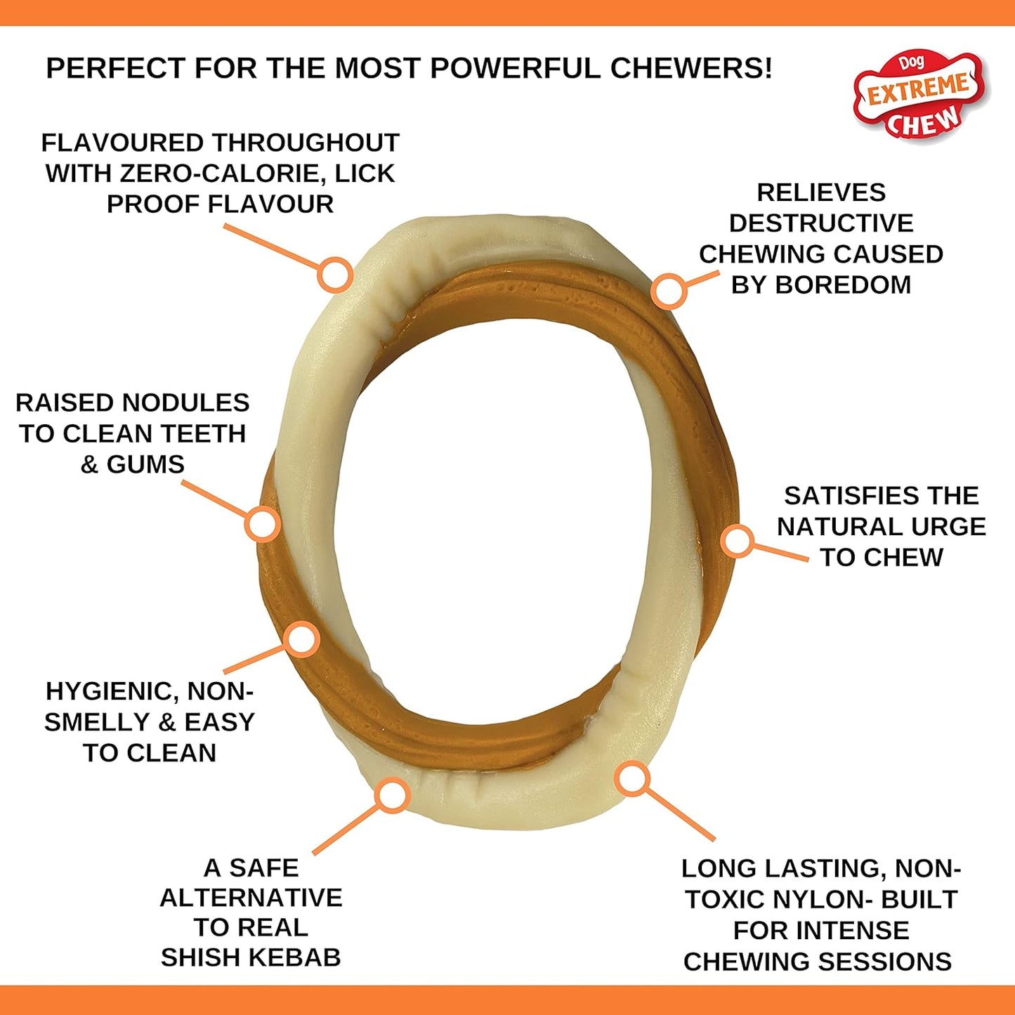 Nylabone Bold Bully Ring Medium