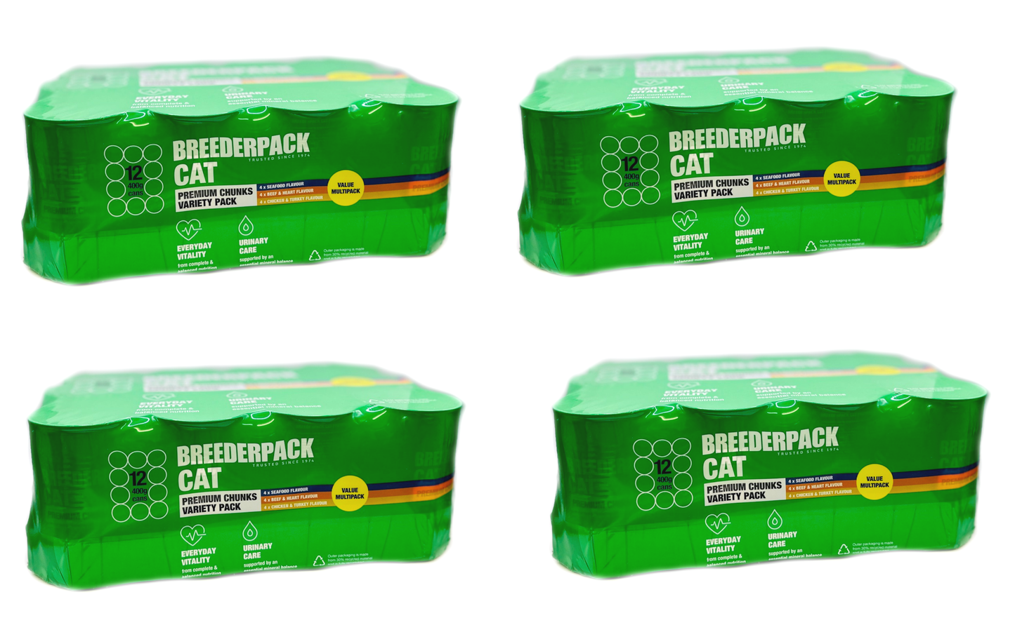 Breederpack Cat Premium Chunks 12 x 400g