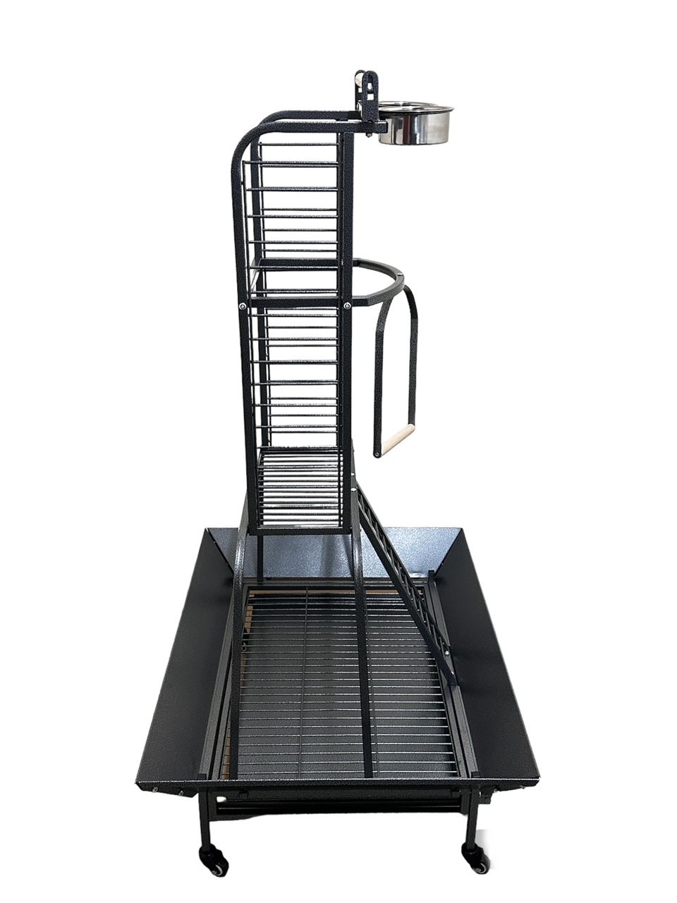 Wundapets Buckingham Parrot Stand Antique Black