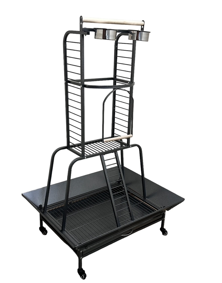 Wundapets Buckingham Parrot Stand Antique Black