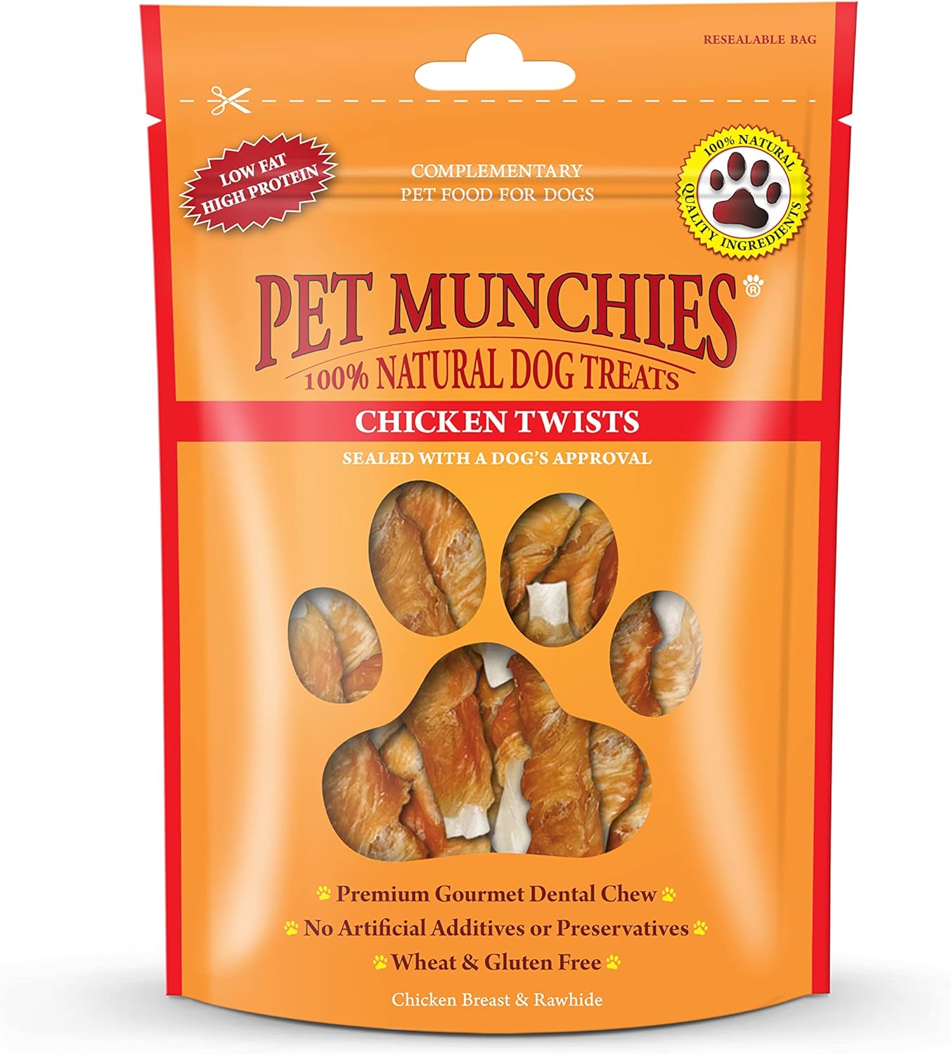 Pet Munchies Chicken Twists 80g