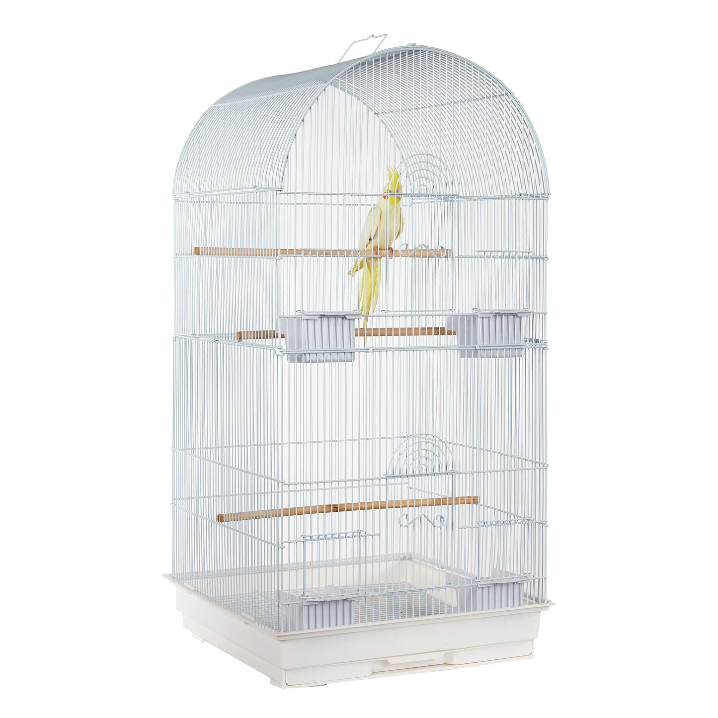 Rainforest Caracus Bird Cage White