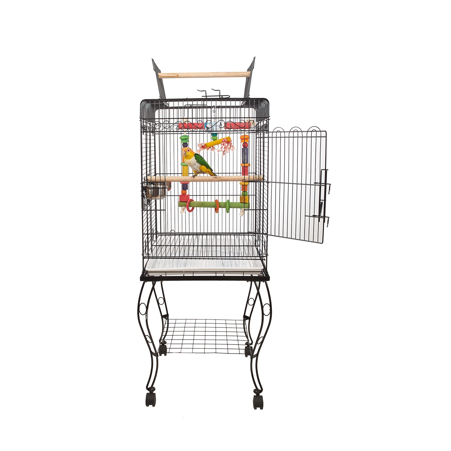 Rainforest Gama Medium Bird Cage Grey