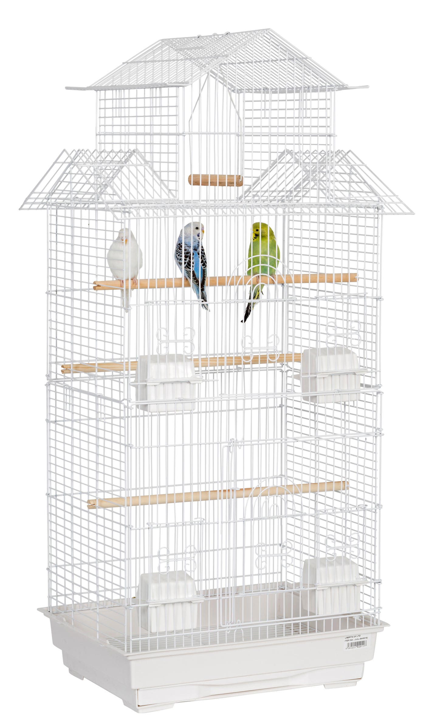 Rainforest Jintu Small Bird Cage White