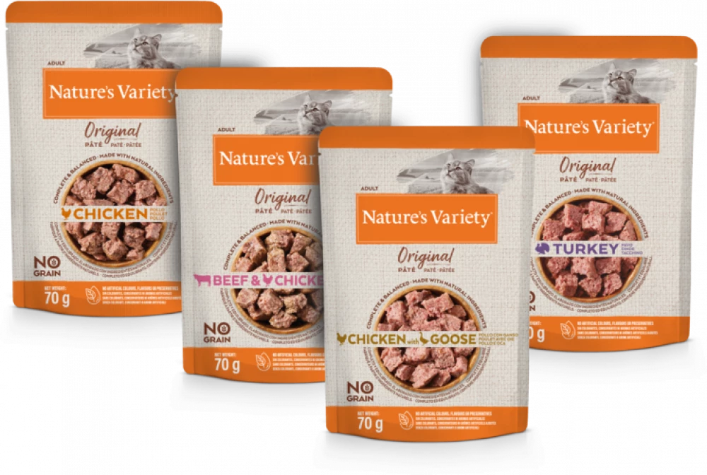 Natures Variety Original Cat Pate Multipack 70g x12