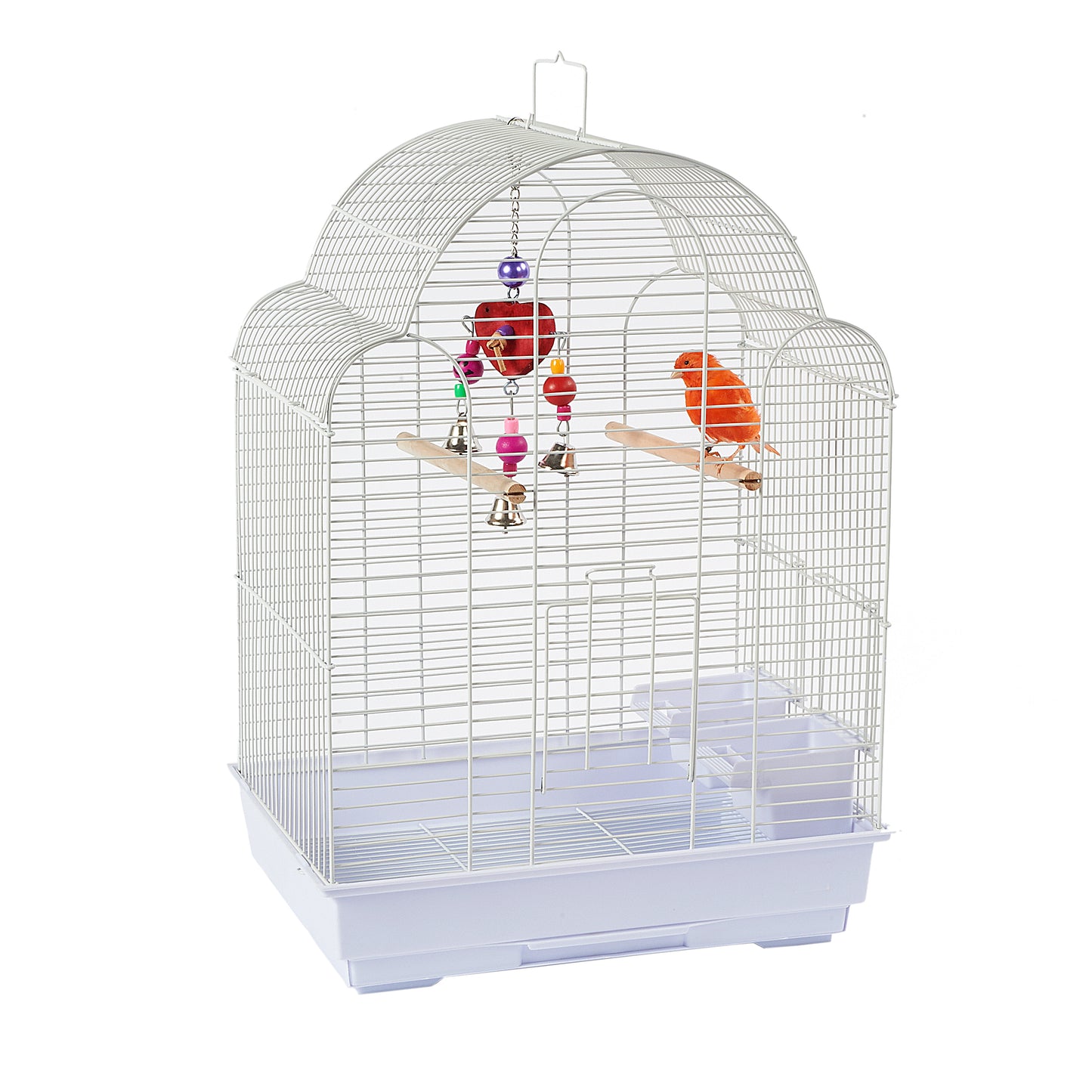 Rainforest Dy700a Small Bird Cage White