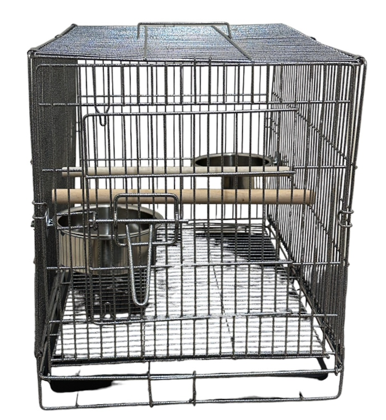 Wundapets Parrot Carrier 19" Antique Black
