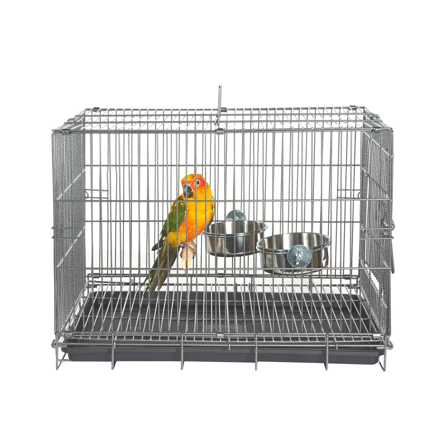 Liberta Parrot Carrier Carrying Cage Antique Black Small