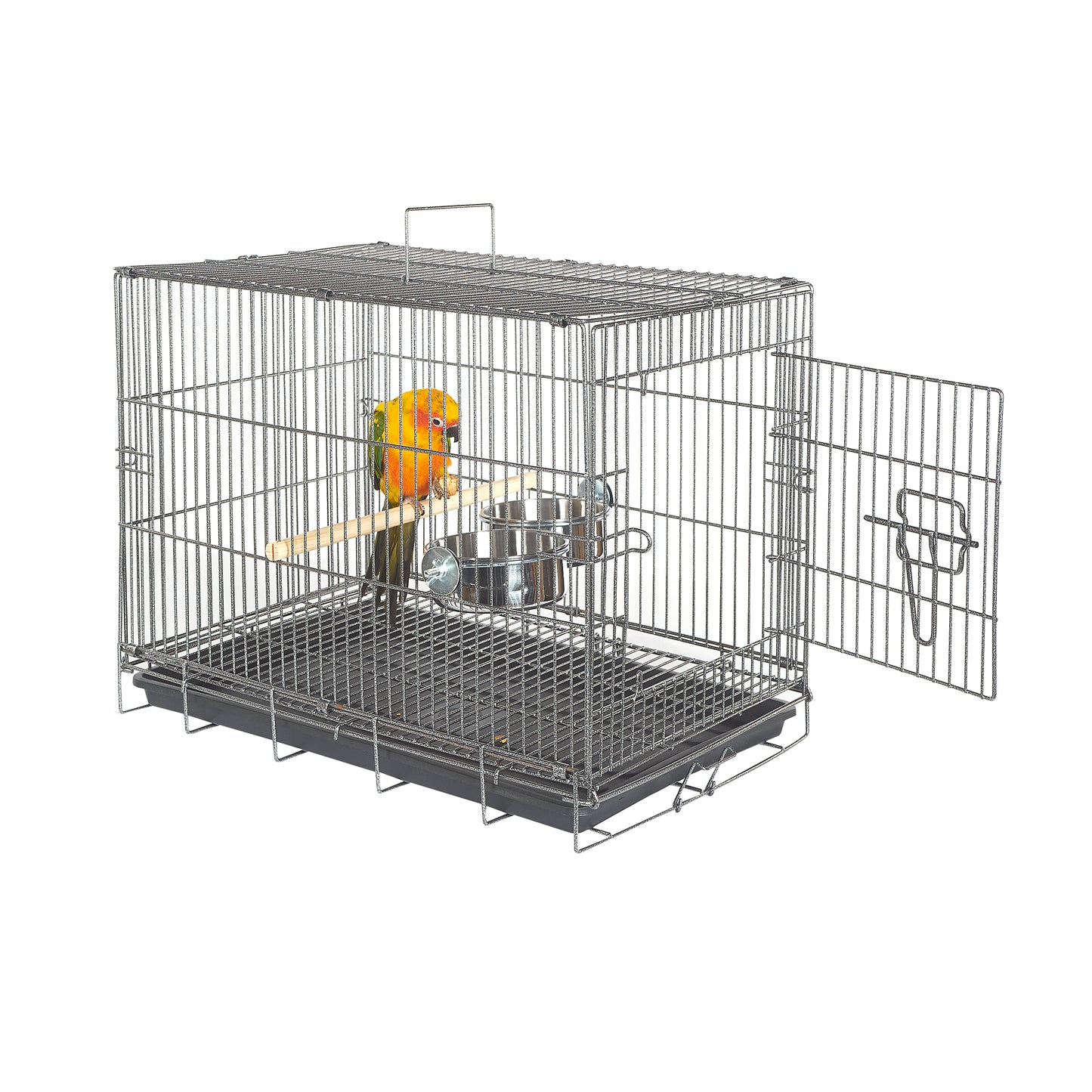 Liberta Parrot Carrier Carrying Cage Antique Black Small